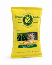 Chips Vintage à la Crème d'Oignons et sel marin - 120g