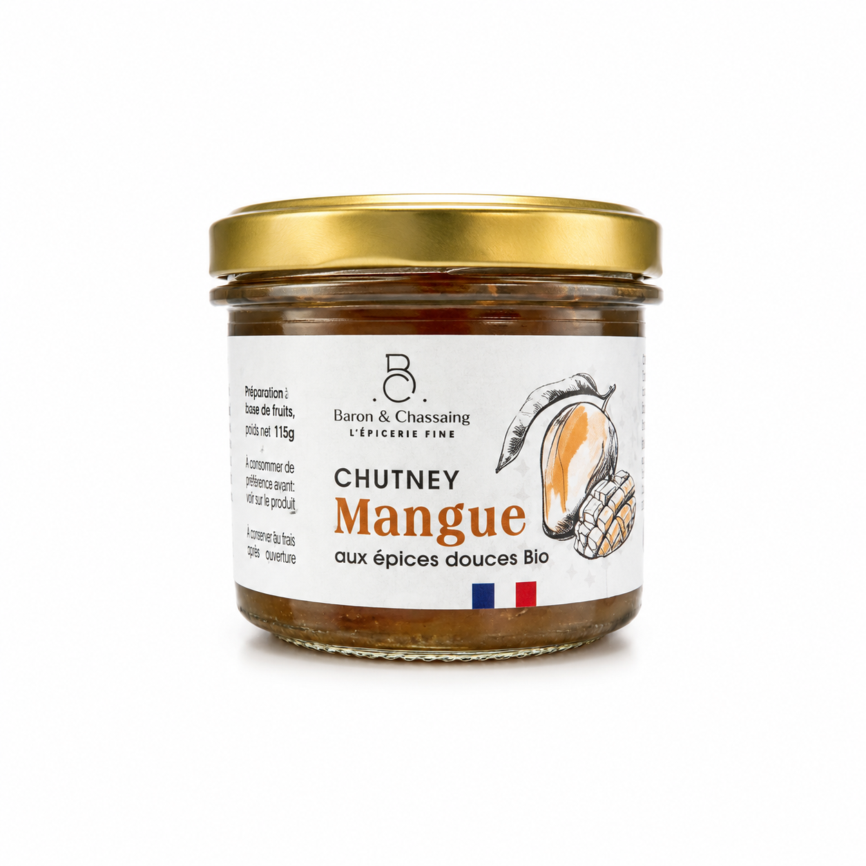 Chutney de mangue aux épices douces Bio - 100g