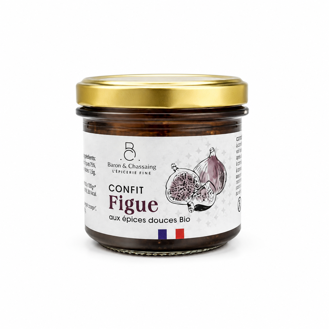 Confit de figue aux épices douces Bio - 105g