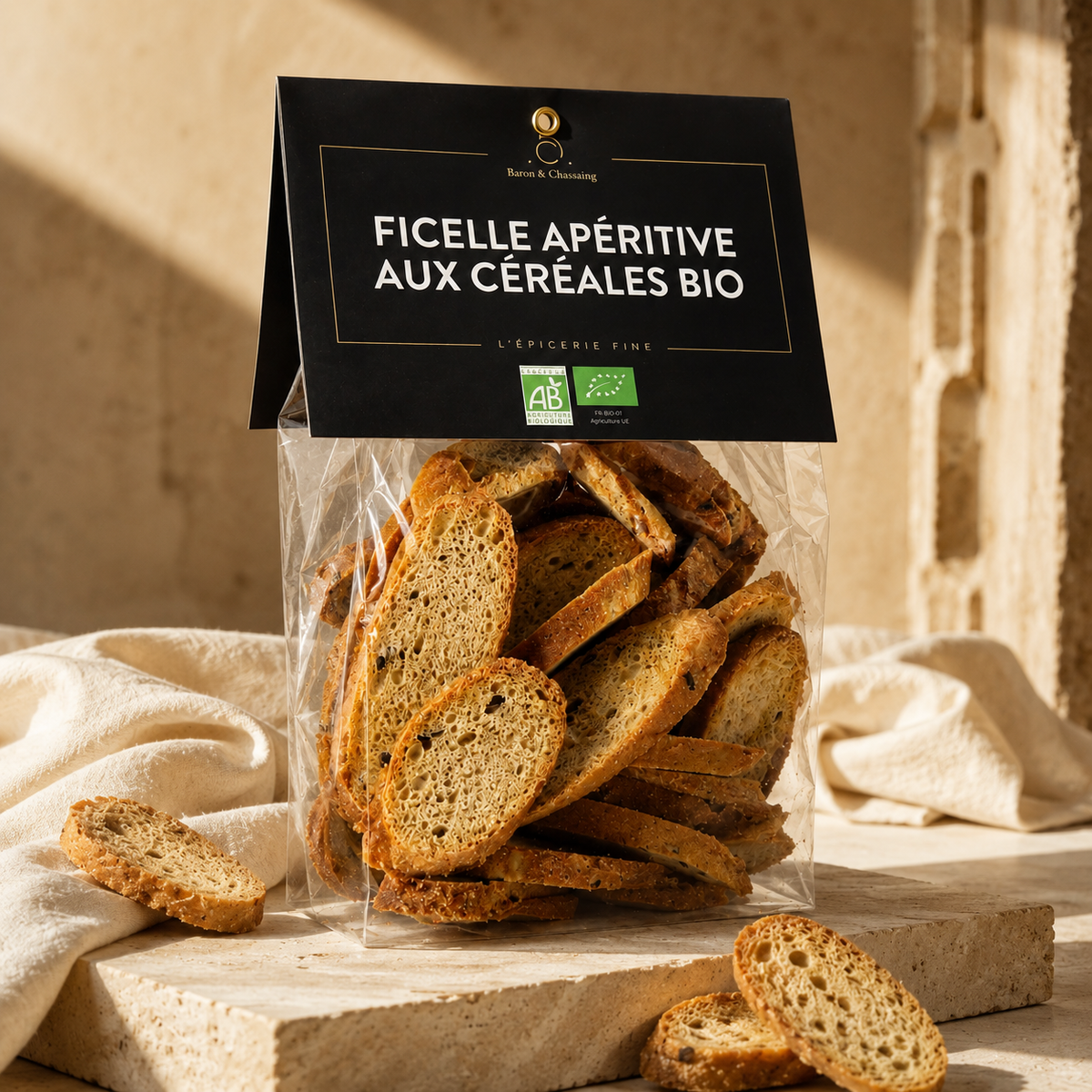 Organic Cereal Aperitif Twists - 75g