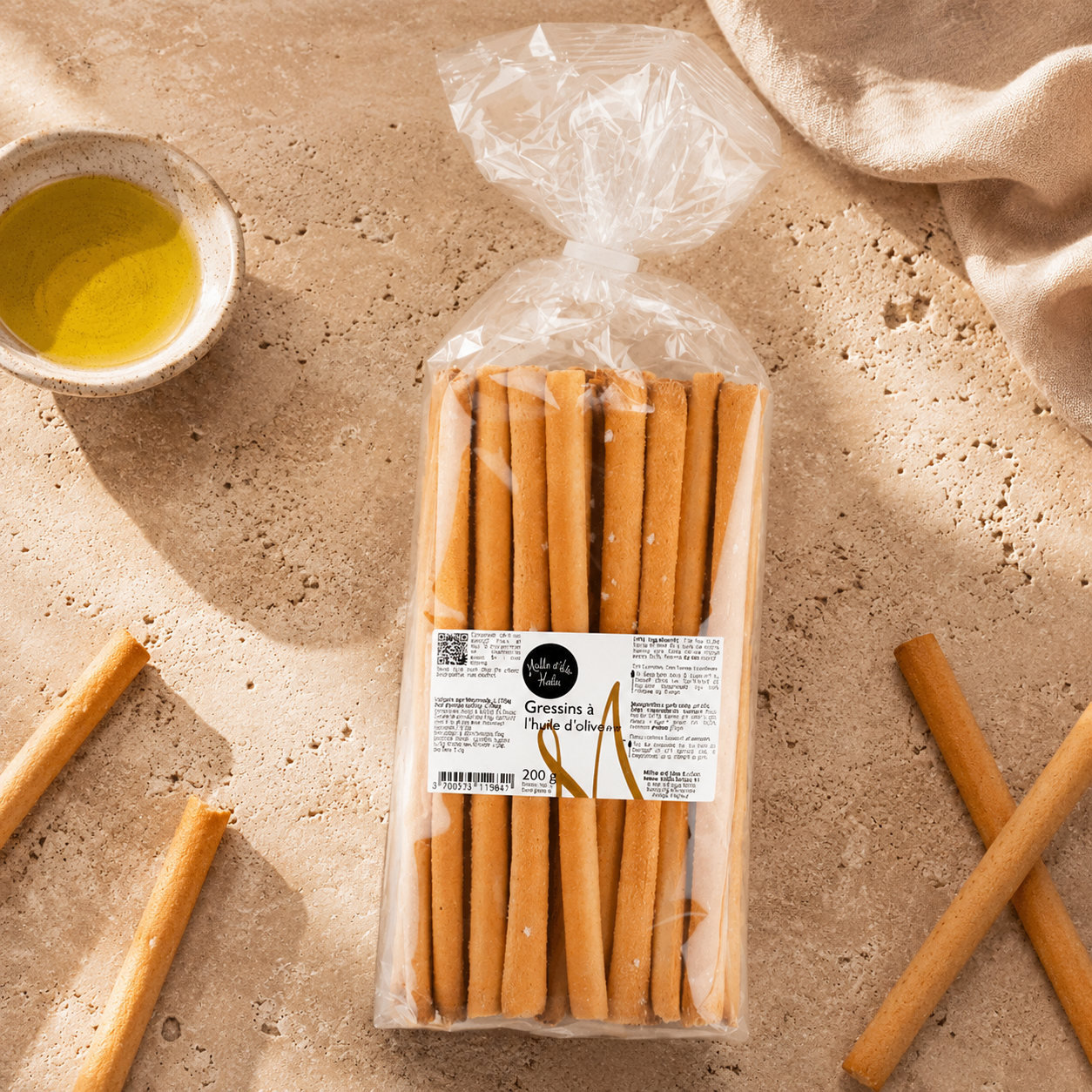 Gressins à l'Huile d'Olive - 125g