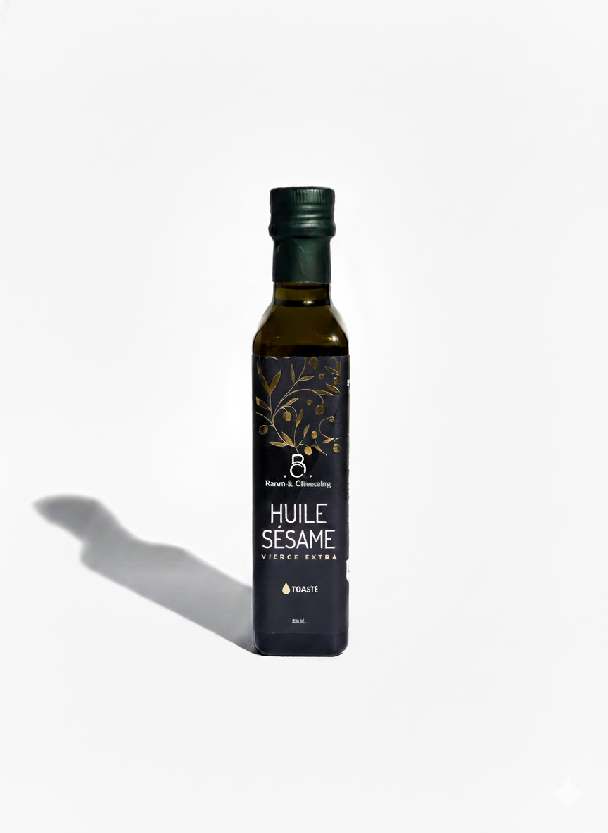 Huile de Sésame Vierge Toastée – 250 ml
