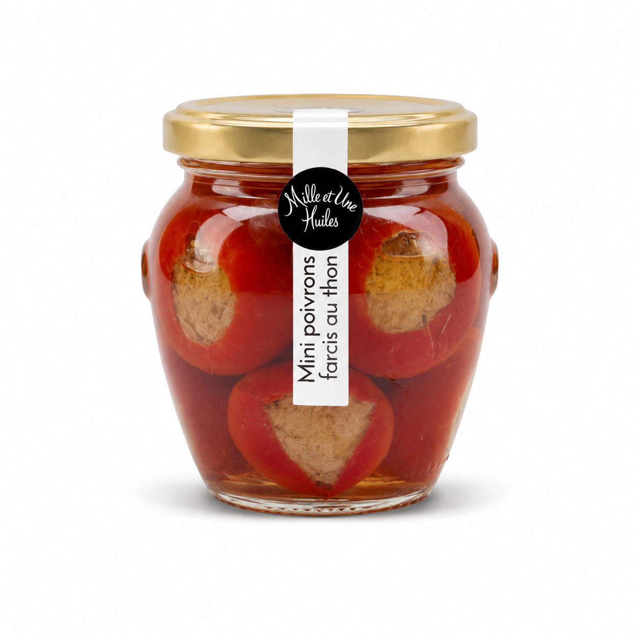Mini Poivrons farcis au Thon conservés à l'Huile d'Olive - 90g