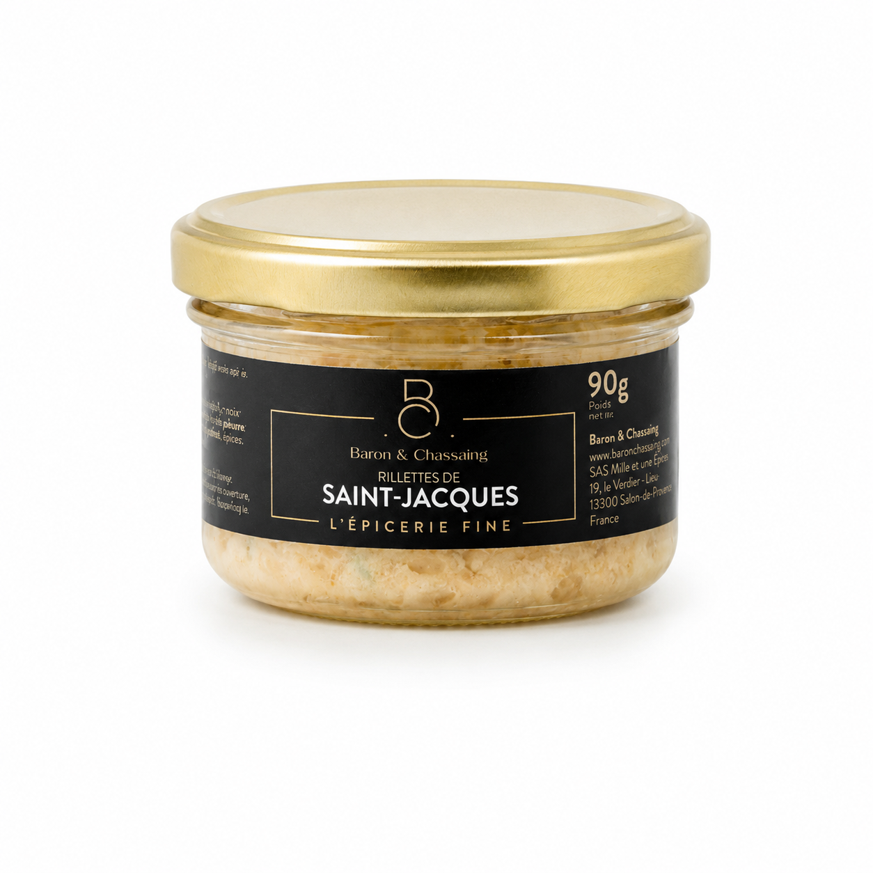 Rillette aux coquilles Saint Jacques de la Baie de St Brieuc - 90g