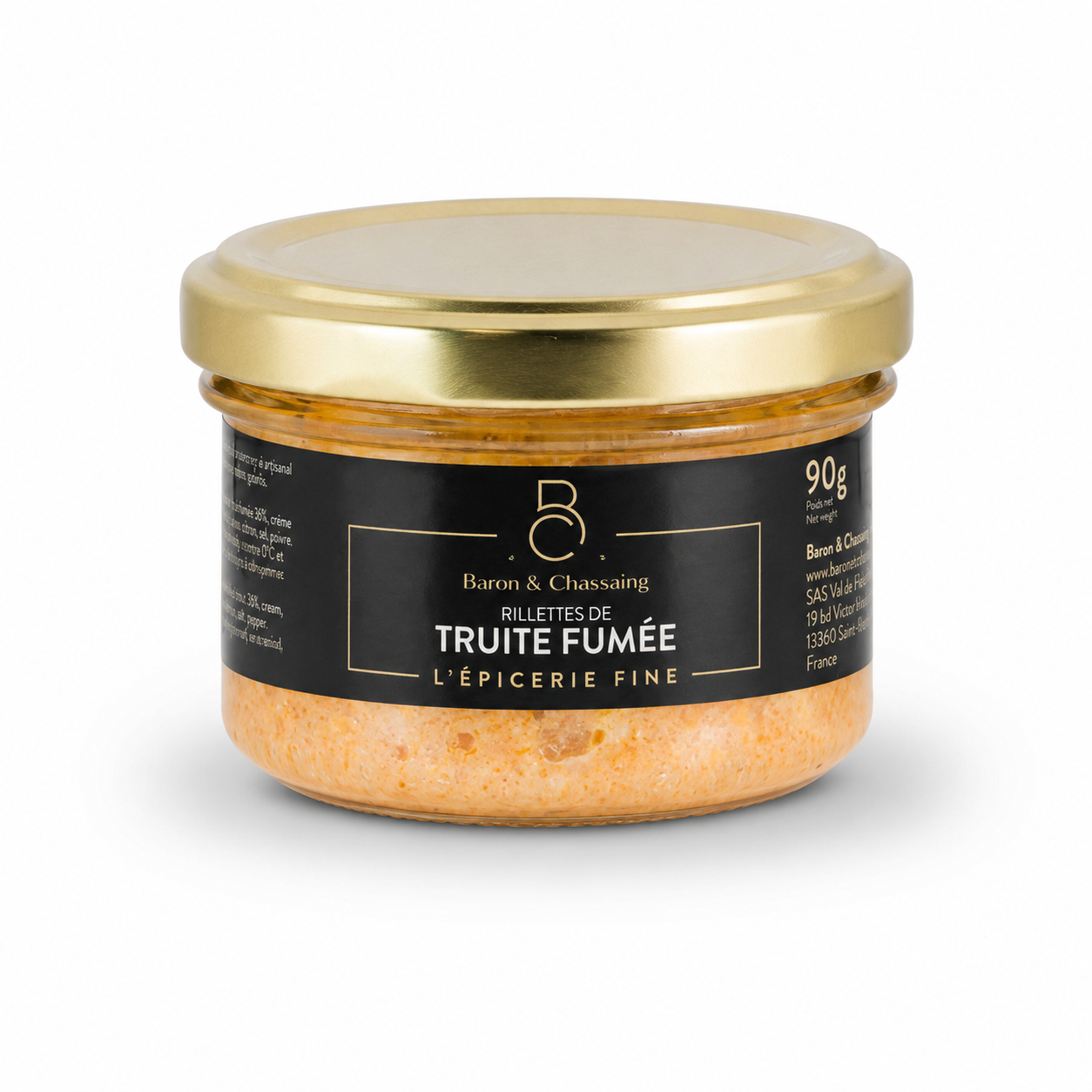 Rillette de truite fumée - 90g