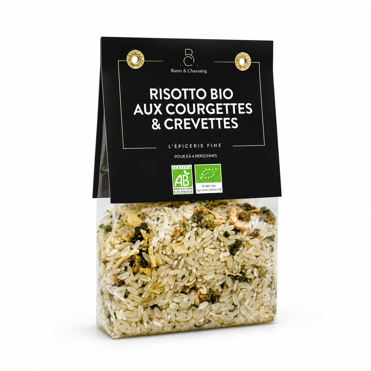 Organic Prawn and Courgette Risotto - 250g