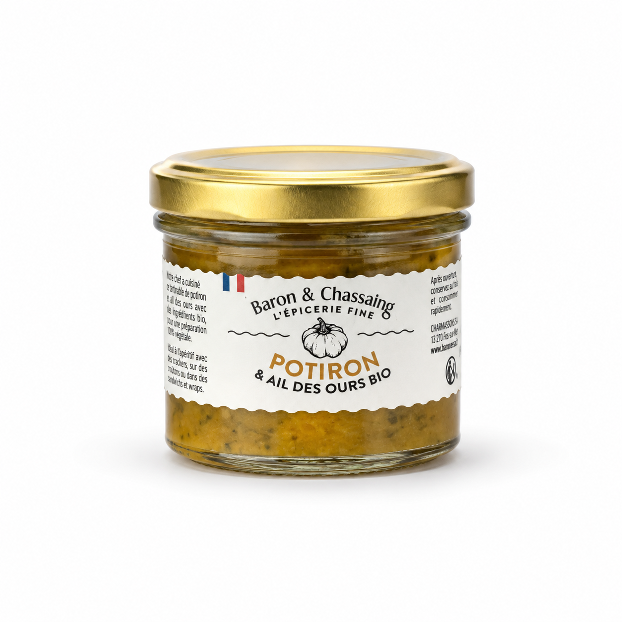 Tartinable Bio de Potiron et Ail des ours - 95g