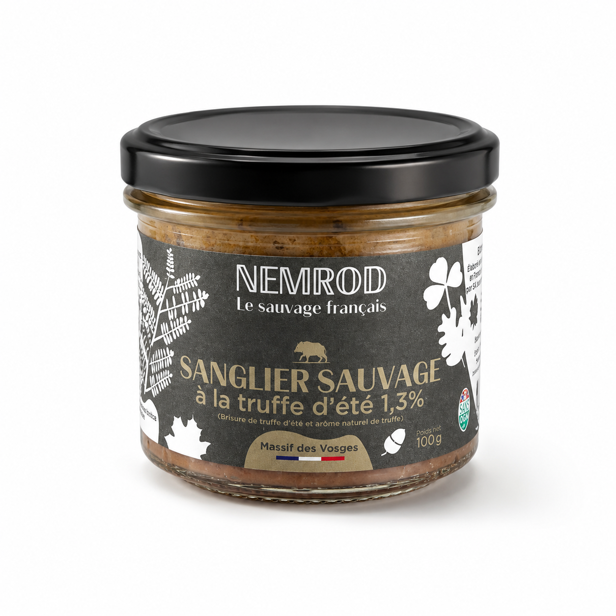 Terrine Sanglier sauvage à la truffe d'été - 100g