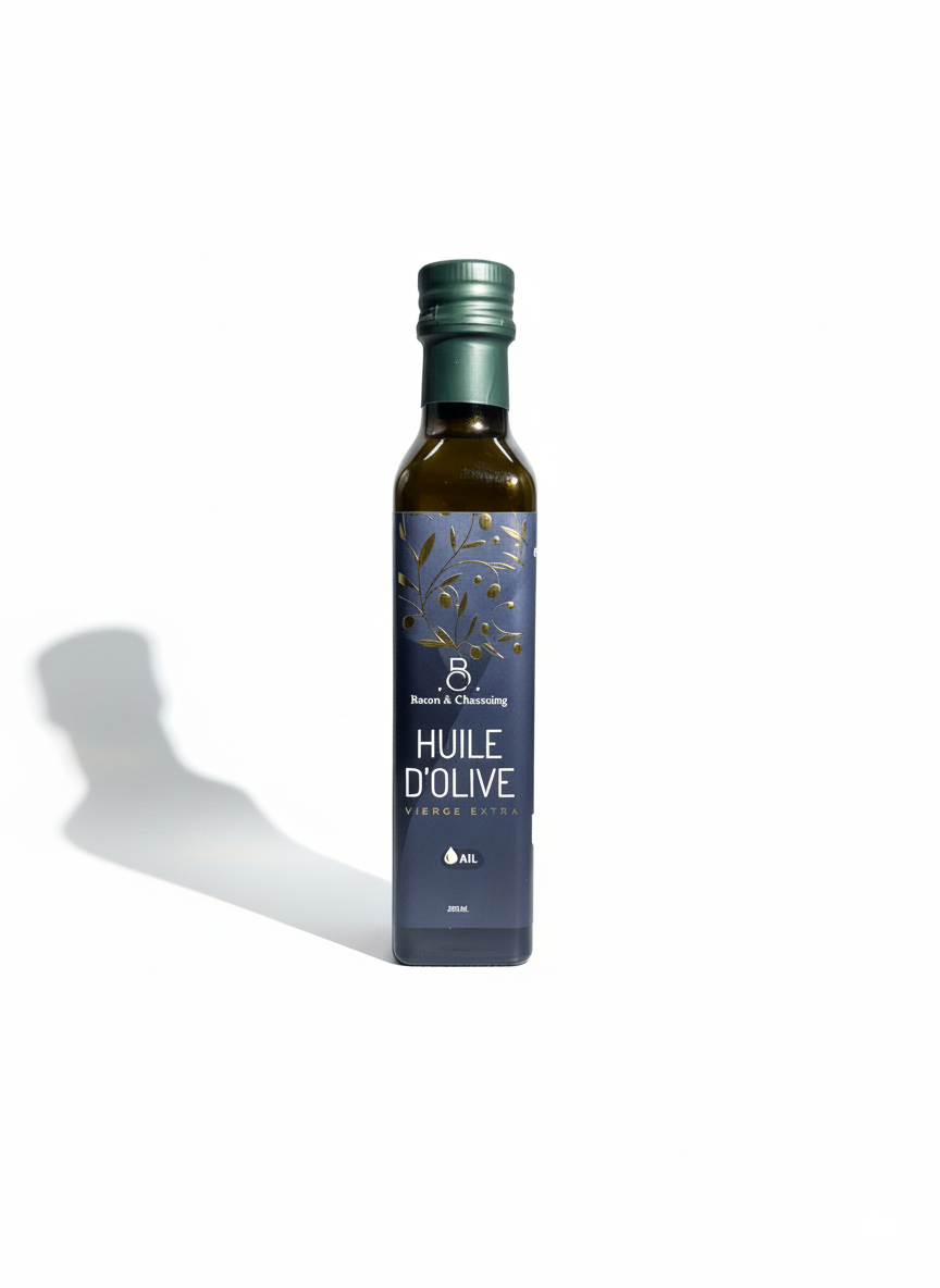Huile d’Olive Vierge Extra à l’Ail – 250 ml